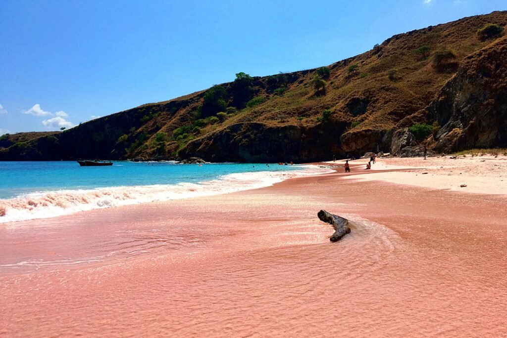 [Arabic] beautiful pink beach